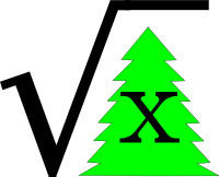 The Sqrt(xmas) logo
